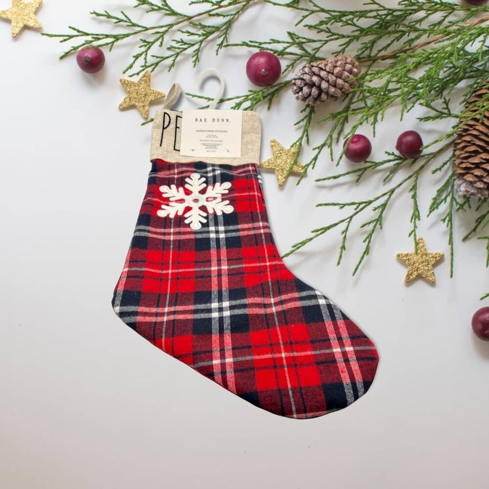 Rae Dunn PEACE Christmas Stocking